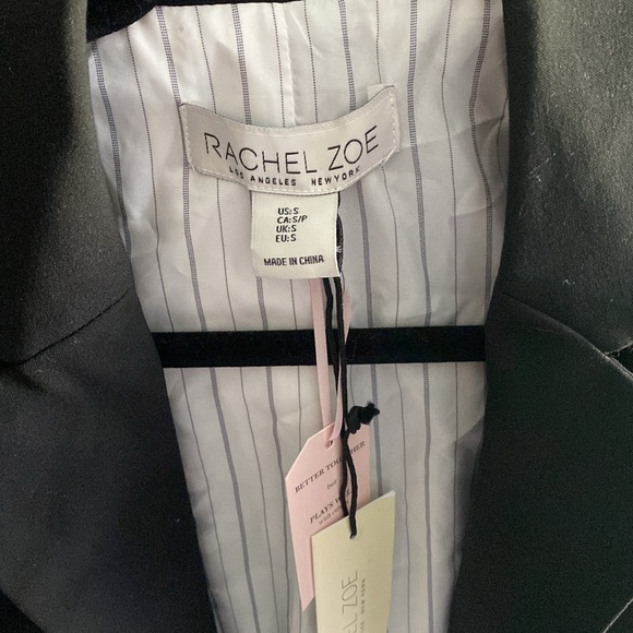 Rachel Zoe cropped black blazer - Picture 2 of 5